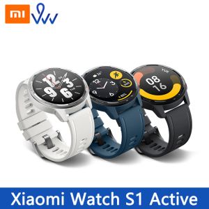 Horloges Wereldwijde versie Xiaomi Watch S1 Actieve smartwatch 1,43 inch AMOLED-display 5ATM Waterdicht Hartslag Bluetooth Antwoordoproephorloge