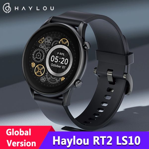 Montres Haylou RT2 LS10 Smart Watch Men Watch Custom Watch Face Sleep Heart Rate Spo2 Monitor IP68 Sport Sport Sport Sport pour Android iOS