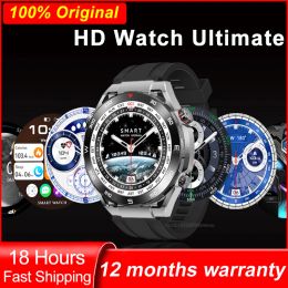 Relojes HD Watch Ultimate 2023 Business Smart Watch Men 466*466 HD Pantalla Bt Llamada Compass NFC Sprots Smartwatch IP68 Relojes impermeables
