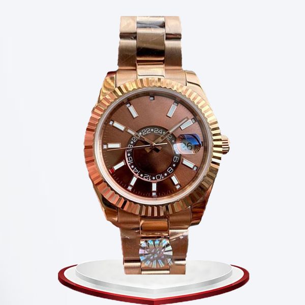 montres de haute qualité machine automatique montres pour hommes orologio uomo montres montre-bracelet lumineuse personnalisée étanche saphir 41MM montre-bracelet de mode en acier inoxydable
