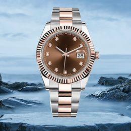 Relojes de alta calidad Datejusts 41 mm Fecha solo automático Diseñador para hombre 31 mm Reloj para mujer Orologio Relojes de pulsera clásicos a prueba de agua Día