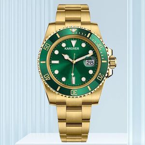 horloges van hoogwaardige man keramiek horloges 40 mm vol roestvrijstalen riem zwempolshulden saffier lumineuze horloge business casual montre de luxe