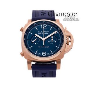 Montres Man Homme de qualité Diver mécanique automatique Luminent Pererei Luminous Cronografo Automatico Oro Rosa Orologio da Polso Uomo Pam 1111