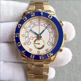 Montres de haute qualité montre pour homme montre mécanique automatique deux tons or acier inoxydable chronographe étanche