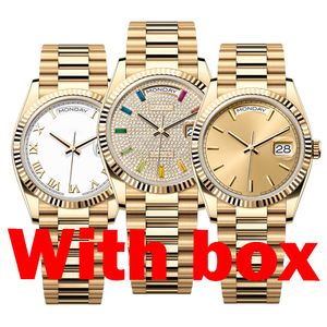 horloges Hoge kwaliteit montre de luxe 36 mm heren dameshorloges 2813 automatisch uurwerk volledig roestvrijstalen horloge waterdicht lichtgevende mechanische horloges geschenken