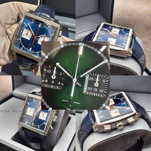 kijkt van hoogwaardige kwarts VK Movement Watch Luxury Swiss Watch Clean Factory Monaco Watch Menwatch AAA Automatische Watchmen Montre Luxe Orologio di Lusso Relojes