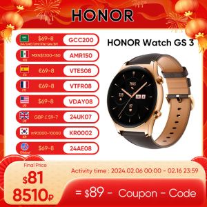 Montres HONOR Watch GS 3 Version mondiale 3DCurved verre SmartWatch GS3 1.43 