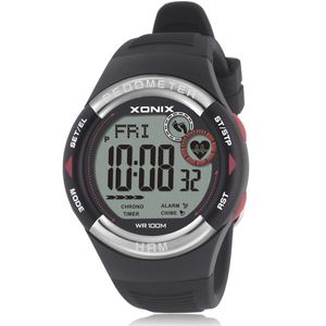 Montre le podomètre chaud moniteur de fréquence cardiaque calories BMI Men de sport montres sportives imperméables 100m Femmes Digital Watch Running Diving Wristarch