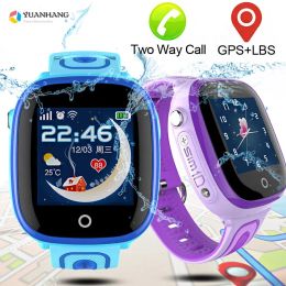 Montres IP67 IP67 Emplacement GPS Smart Smart Smart Lieu à distance SOS Moniteur d'appel SOSTRALLE THONE TRAPELER TRACHEUR FINDER pour les enfants