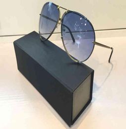 Bekijkt sieraden zonnebrillen 8478 klassieke spiegellens ovaal frameloze UV -bescherming met extra uitwisseling voor vrouwen en mannen top Quali3544336