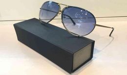 Bekijkt sieraden zonnebrillen 8478 Klassieke spiegellens Ovaal frameloze UV ​​-bescherming met extra uitwisseling voor vrouwen en mannen top Quali8498960