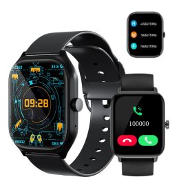 Bekijkt Joceey Smart Watch (Antwoord/Make Call), 2.01 "Smartwatch for Men Women, Sport Modi, Fitness Activity Tracker, Heartny Sleep Monito