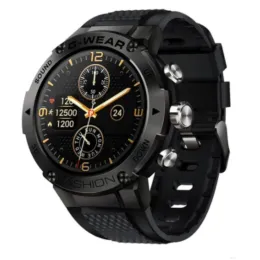Montres K28H 360 * 360 HD Men Smart Watch BT Appel Phone Watch Diy Face Petomètre Tracker Sports Smartwatch imperméable