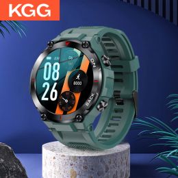 Bekijkt K37 GPS Men Smart Watch Bluetooth Call Telefoon Watch 480MAH Fitness Tracker 24/7 Hartslagmonitor Sports smartwatch PK K27 K22