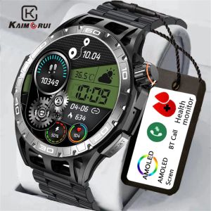 Montres KAIMORUI 2023 montre intelligente hommes cercle complet écran tactile Bluetooth appel hommes Smartwatch étanche Sport activité Fitness montre + boîte