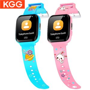 Bekijkt Smart Watch van Kids Game met 1 GB SD Card 2G Telefoongesprek Muziekspeler Flashlight 6 Games Smartwatch Clock Children Boys Girls Gifts