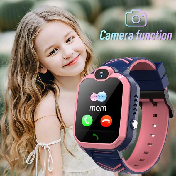 Watches Kids GPS 4G Smartwatch IP67 1.44 pulgadas Pantalla táctil HD Video chat de voz Long Life Multifunción Mira 2023 NUEVO REF