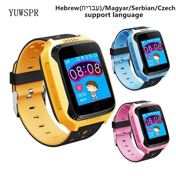 Relojes para niños, rastreador GPS, relojes inteligentes Q529, linterna, cámara, pantalla táctil de 1,44 