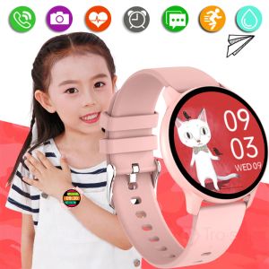 Bekijkt kinderen Smart Watch Children Sport Smartwatch For Girls Boys Fitness Tracker Watches Waterproof Silicone Studenten Child Smartwatch