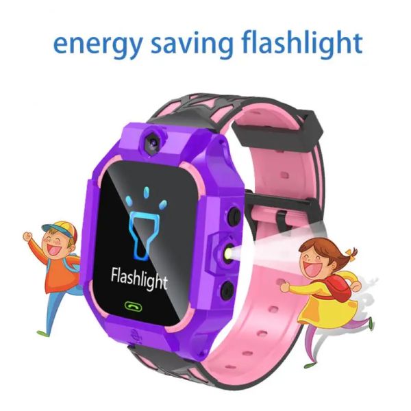 Regardez les enfants Smart Watch Card SIM SOS appelez le téléphone Smartwatch pour les enfants Regardez un cadeau d'emplacement de caméra imperméable pour les garçons et les filles