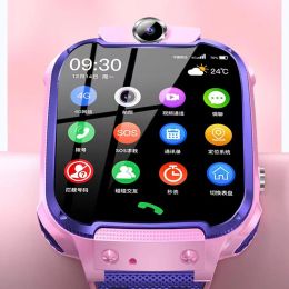 Bekijkt kinderen slimme horloge sos locatie camera kinderen mobiele telefoon spraak smartwatch met sim card slimme horloges voor kinderen reloj