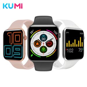 Montres Kumi Watch KU1 Smart Watch Pression de la pression cardiaque Sleep Sleep Corpory Temperature Survering Bracelet MultiSport imperméable
