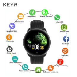 Relojes KY99 Smart Bracelet Band Fitness Tracker IP67 Monitor de ritmo inteligente resistente al agua Control de música de ritmo cardíaco Control inteligente para iOS Android