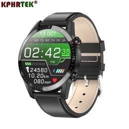 Relojes L13 Smart Watch Men Business Bt Respuesta Llame IP68 Impermeable ECG Heart Pressing Fitness Tracker Sports Smartwatch