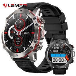 Montres Lemfo Falcon Smart Watches for Men 7days Battery Life 110+ Mode Sports Smartwatch 2023 APPEL BLUETOTH APPEL