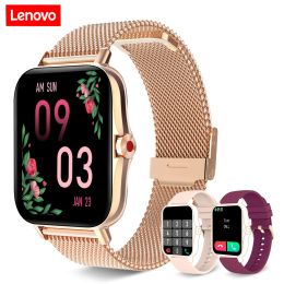 Bekijk Lenovo nieuwe dames Smart Watch Call ontvangen fitness tracker waterdichte smartwatch hartslag slaapmonitor stappenteller mannen horloge