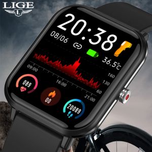 Relojes Lige 2023 Nuevo Smart Watch Ladies Full Touch Screen Sports Fitness Watch IP67 Bluetooth impermeable para Android IOS Smartwatch Men