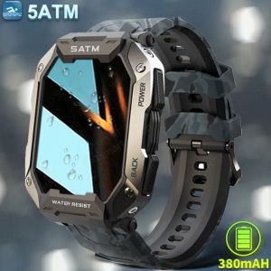 Relojes Lige 5atm Improiector Smart Watch Men Bluetooth Watches HD Screen Fitness Man Military Man Smartwatch para Xiaomi Android IOS