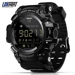 Montres Lokmat MK16 Bluetooth Smartwatch Men Women Poudomètre Activité Fitness Tracker IP67 Sport imperméable Sport Smart Watch Digital Clock