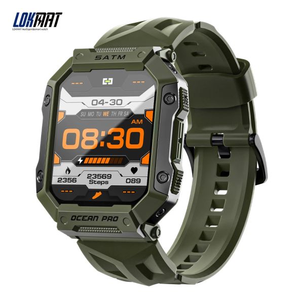 Montres Lokmat Ocean Pro Sport Watch Smart Watch Imperproof Topp Topp Smartwatch Fitness Tracker Salle Traiy Monitor