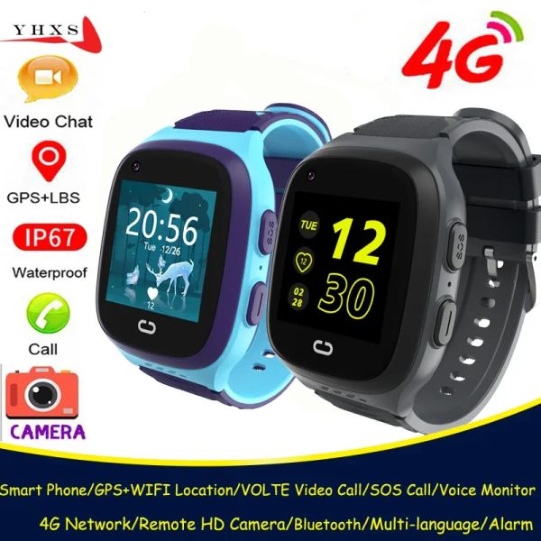 Watches LT31 4G Smart Watch Kids GPS Wifi Video Camin