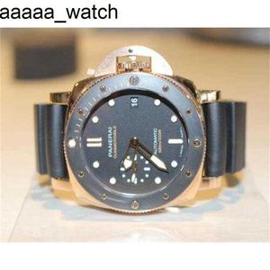 Horloges luxe 2024 Heren Panerass Polshorloges Directeerbaar 42 mm Automatisch rosé goudheren Watch PAM Automatisch Mechanische horloges Volledig roestvrij staal waterdicht