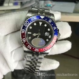 Horloges luxe ontwerper v3 -versie Asia Eta 2813 Bewegingsmannen Batman keramische ring saffier glazen heren lumineuze duik waterdicht 50m cadeau