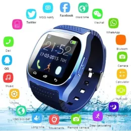 Bekijkt M26 Smart Watch Men Women Bluetooth Call Watch Color Screen Fitness Bracelet Waterdichte stappenteller smartwatch voor Android iOS