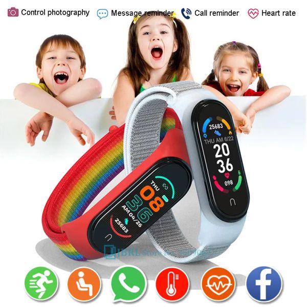 Montres M6 Nylon Smart Watch Children Childre