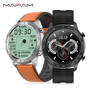 Montres MAFAM MX5 Smart Watch For Men Women BT5.0 Appelez la lecture de musique IP68 IPHERPOROP ORIGINAL SMARTWATCH 3PRO POUR Android iPhone