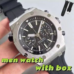 bekijkt mannen automatisch horloge klassieke stijl 41 mm siliconen band relojes 5 atm waterdichte saffier fluorescerende mannen kijken
