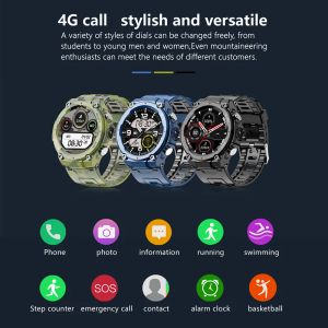 Bekijkt mannen Smart Watch Sport Band 600MAH IP68 Waterdichte fitness tracker Schokbestendig stofdichte smartwatch hartslag bloeddruk moni