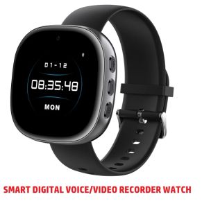 Watchs Mini Camera 1080p HD DV Recordier vidéo vocal numérique Professional Dictaphone Small Micro Sound Home Mini MP3 Recording Watch V12