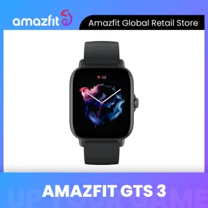 Montres New Amazfit GTS 3 GTS3 GTS3 Smartwatch Alexa Construit en 1,75 pouce AMOLED Affichage 12day Battery Life Smart Watch pour Andriod