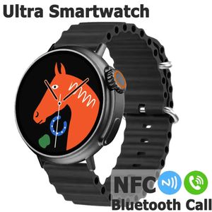 Horloges Nieuwe AMOLED SmartWatch Ultra Series 8 Heren Hartslag Bluetooth Oproep Dames Sport Fintess IP68 Waterdicht horloge 8 Ultra SmartWatch