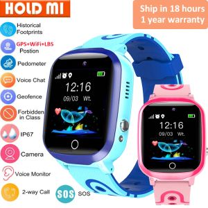 Montre les nouveaux enfants Smart Watch GPS Q02 Q90S FA23 Q360 lb bébé SOS Emplacement de l'emplacement de recherche Tracker Locator Monitor Smartwatch iOS Android