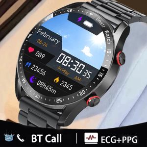 Regarde les nouveaux hommes de montre intelligente HW20 ECG + PPG Smartwatch imperméable Bluetooth Call de surveillance de la fréquence cardiaque Rappel Sports Watch Men