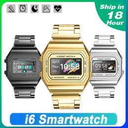 Montres New I6 Smartwatch Bluetooth Call Heart Sleed Blood Sleep Monitor Tracker Imperproofroproof 0,96 pouces Corloge électronique Smart Watch