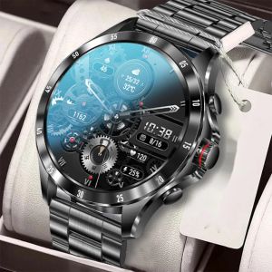 Bekijkt nieuwe Smart Watch voor heren Max7 Bluetooth Antwoord Call Man Watch IP68 Waterdichte thermometer tracker Sport Smartwatch Men 2022 gehaast