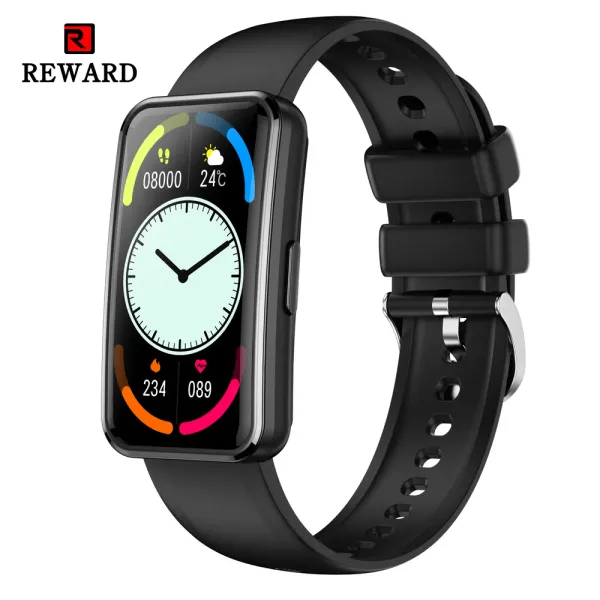 Regardez une nouvelle récompense originale Smartwatch Smart Watch Sport Bluetooth appelez les calories Count IP68 Wristproof-Wristpraph pour Android iOS Phone